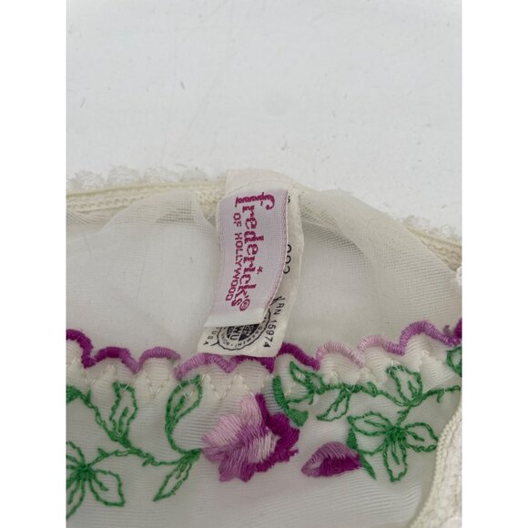 Vintage Garters 2  Frederick’s of Hollywood 1 da Notte S 1 with matching panties - Picture 7 of 9